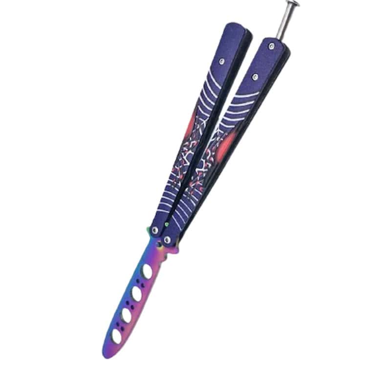 Motýlek Nůž Balisong Black Widow Spider