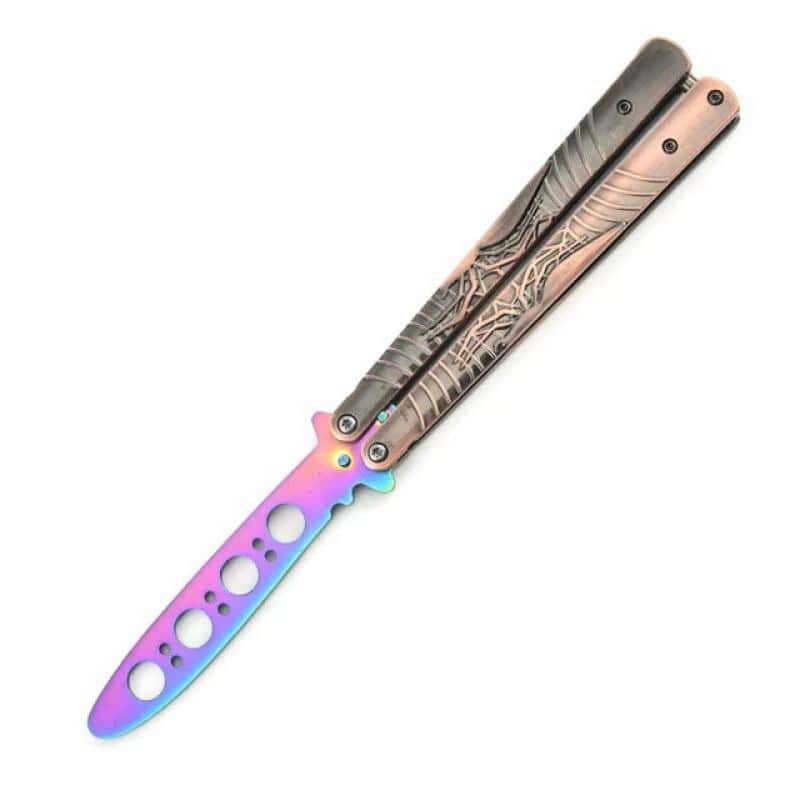 Motýlek Nůž Balisong Kresba
