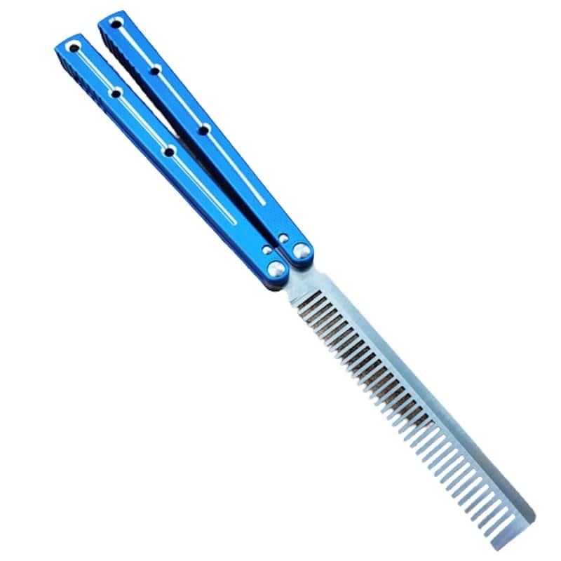 Motýlek Nůž Balisong Tréninkový Hřeben