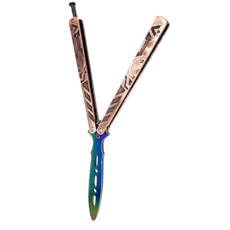 Motýlek Nůž Balisong Multicolor