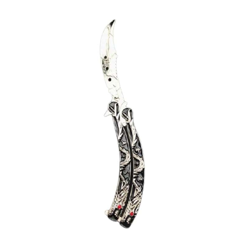Motýlek Nůž Balisong Zakřivený