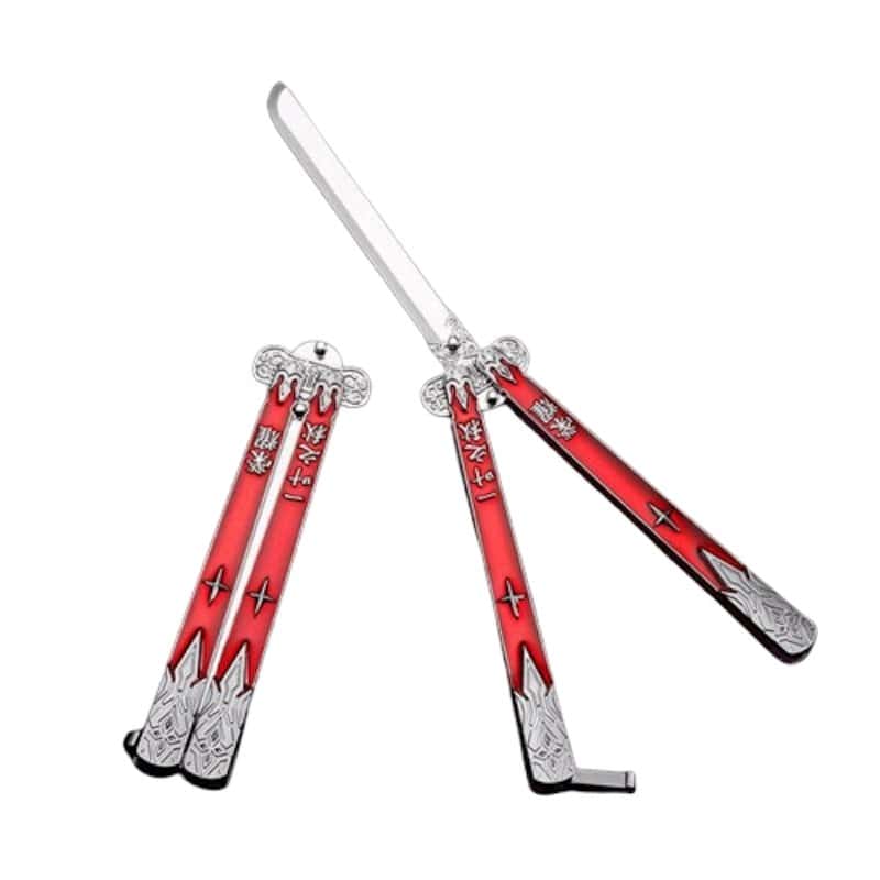 Motýlek Nůž Balisong Červený