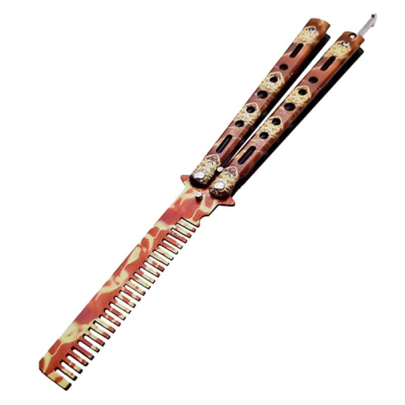 Motýlek Nůž Balisong Tečkovaný
