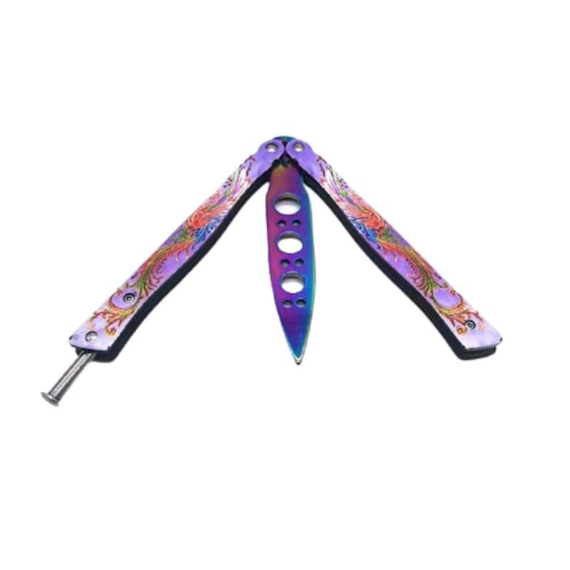 Motýlek Nůž Balisong Ultraviolet