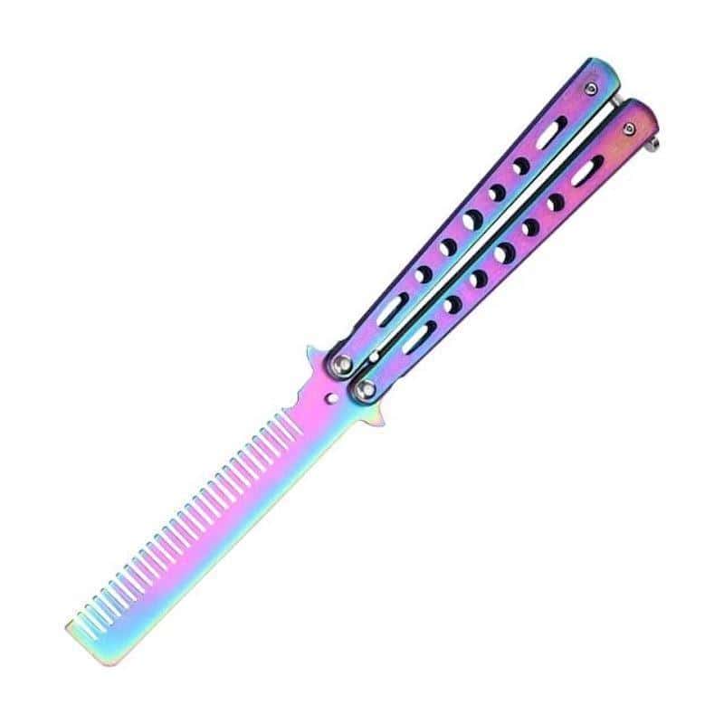 Motýlek Nůž Balisong Hřeben